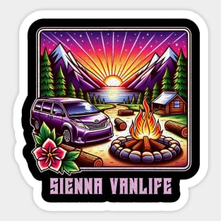 Sienna Vanlife purples Sticker